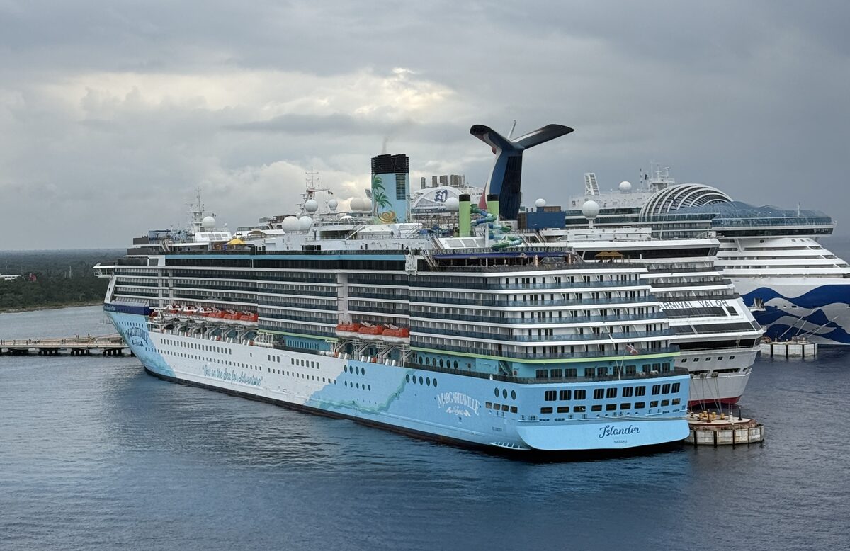 Margaritaville at Sea Islander cruise ship photographed in November 2024